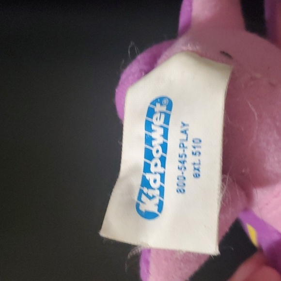 Kidspower toy kids one size Jay Jay the jet plane Tracy plush purple stu… - Picture 4 of 9